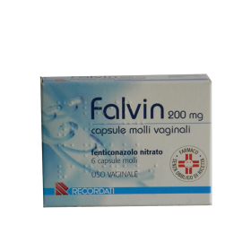 Recordati Falvin 2% Crema Vaginale Falvin 200 Mg Capsule Molli Vaginali Falvin 600 Mg Capsule Molli Vaginali Falvin 0,2% Soluzio