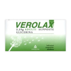 Angelini Verolax 2,25 G Adulti Supposte Glicerina