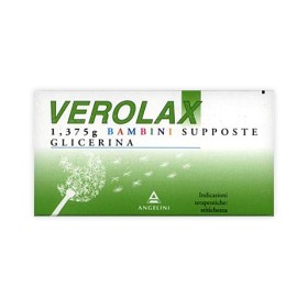 Angelini Verolax 1,375 G Bambini Supposte Glicerina