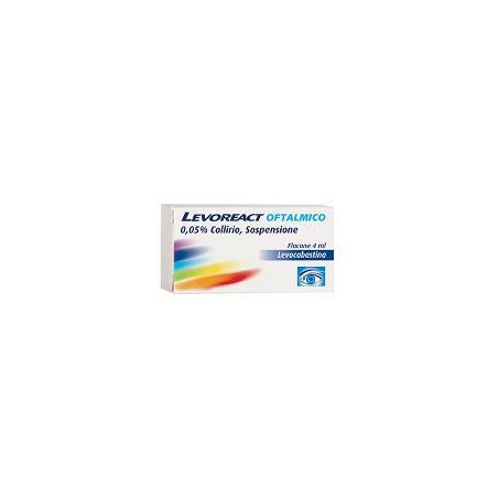 Levoreact Oftalmico 0,05 % Collirio, Sospensione Levocabastina Cloridrato Levoreact Oftalmico 0,05 % Collirio, Sospensione Levocabastina Cloridrato