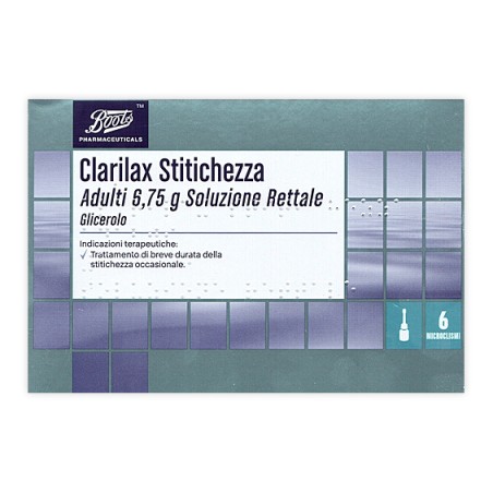Almus Clarilax Stitichezza Adulti 6,75 G Soluzione Rettale Glicerolo Almus Clarilax Stitichezza Adulti 6,75 G Soluzione Rettale Glicerolo