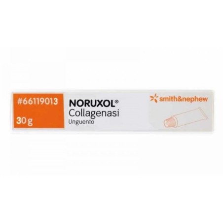 Smith & Nephew Noruxol Unguento Clostridiopeptidasi A 1,2 Unità E Proteasi 0,24 Unità Smith & Nephew Noruxol Unguento Clostridiopeptidasi A 1,2 Unità E Proteasi 0,24 Unità