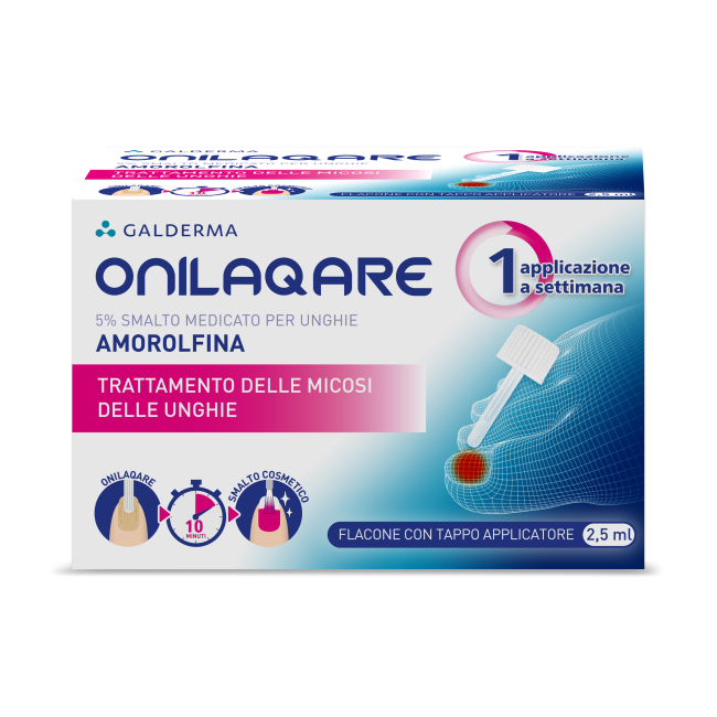 Galderma Onilaqare 5% Smalto Medicato Per Unghie Amorolfina Galderma Onilaqare 5% Smalto Medicato Per Unghie Amorolfina
