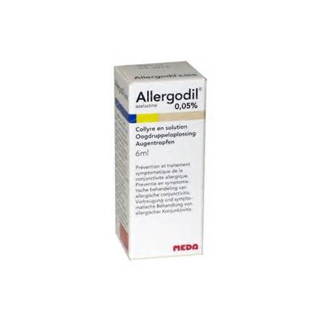Cooper Consumer Health Bv Allergodil 0,5 Mg/ml Collirio, Soluzione Azelastina Cloridrato Cooper Consumer Health Bv Allergodil 0,5 Mg/ml Collirio, Soluzione Azelastina Cloridrato