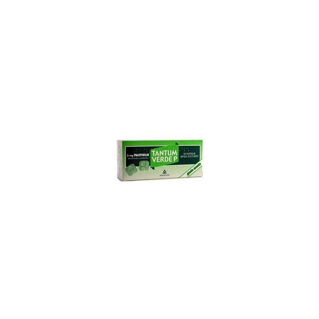 Angelini Tantum Verde P 3 Mg Pastiglie Gusto Menta Benzidamina Cloridrato Angelini Tantum Verde P 3 Mg Pastiglie Gusto Menta Benzidamina Cloridrato