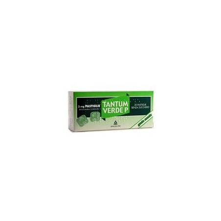 Angelini Tantum Verde P 3 Mg Pastiglie Gusto Menta Benzidamina Cloridrato Angelini Tantum Verde P 3 Mg Pastiglie Gusto Menta Benzidamina Cloridrato