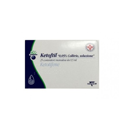 Polifarma Ketoftil 0,5 Mg/ml Collirio, Soluzione Ketotifene Polifarma Ketoftil 0,5 Mg/ml Collirio, Soluzione Ketotifene