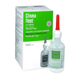 Recordati Clisma Fleet 21,4 G/9,4 G Soluzione Rettale Sodio Diidrogeno Fosfato Diidrato/disodio Idrogeno Fosfato Dodecaidrato
