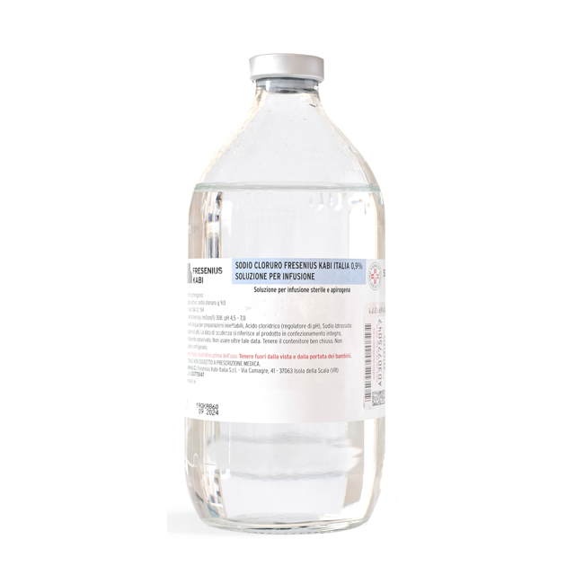 Sodio Cloruro Fresenius Kabi Italia 0,9% Soluzione Per Infusione