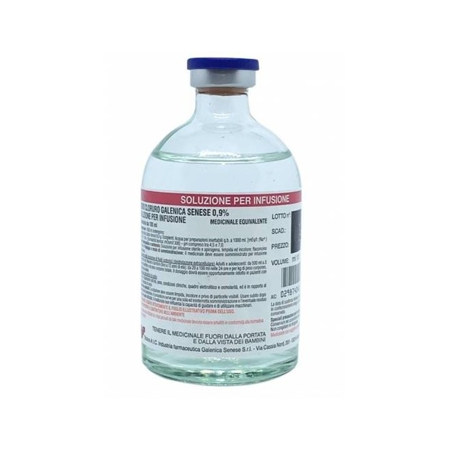 Industria Farm.galenica Senese Sodio Cloruro Galenica Senese 0,9% Soluzione Per Infusione Sodio Cloruro Galenica Senese 3% Soluz Industria Farm.galenica Senese Sodio Cloruro Galenica Senese 0,9% Soluzione Per Infusione Sodio Cloruro Galenica Senese 3% Soluz