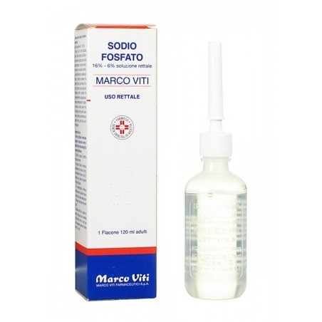 Sodio Fosfato Marco Viti 16%/6% Soluzione Rettale Sodio Fosfato Monobasico Monoidrato E Sodio Fosfato Bibasico Eptaidrato Sodio Fosfato Marco Viti 16%/6% Soluzione Rettale Sodio Fosfato Monobasico Monoidrato E Sodio Fosfato Bibasico Eptaidrato