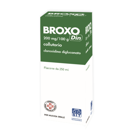 Sit Laboratorio Farmaceutico Broxo Din 200 Mg/100 G Collutorio Clorexidina Digluconato