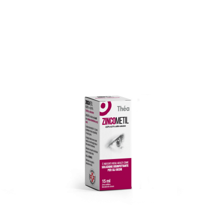 Théa Farma Zincometil 0,02% + 0,01% Collirio, Soluzione Zinco Solfato + Benzalconio Cloruro Théa Farma Zincometil 0,02% + 0,01% Collirio, Soluzione Zinco Solfato + Benzalconio Cloruro