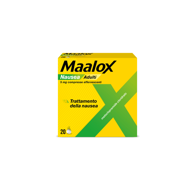 Opella Healthcare Maalox Nausea Adulti 5 Mg Compresse Effervescenti Maalox Nausea Adulti 5 Mg Granulato Effervescente Metoclopra Opella Healthcare Maalox Nausea Adulti 5 Mg Compresse Effervescenti Maalox Nausea Adulti 5 Mg Granulato Effervescente Metoclopra