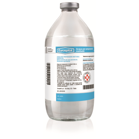 Acqua Per Preparazioni Iniettabili Eurospital 500ml Solvente Per Uso Parenterale Medicinale Equivalente Acqua Per Preparazioni Iniettabili Eurospital 500ml Solvente Per Uso Parenterale Medicinale Equivalente