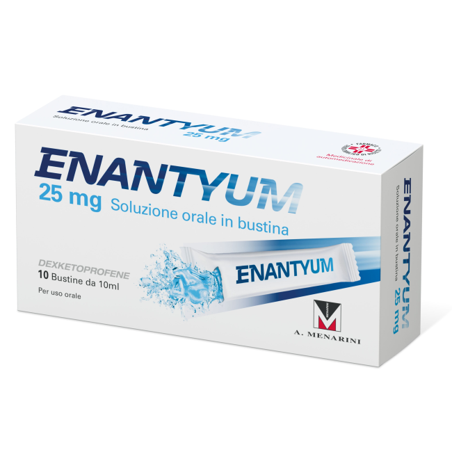 Menarini Enantyum 25 Mg Soluzione Orale In Bustina Dexketoprofene Menarini Enantyum 25 Mg Soluzione Orale In Bustina Dexketoprofene