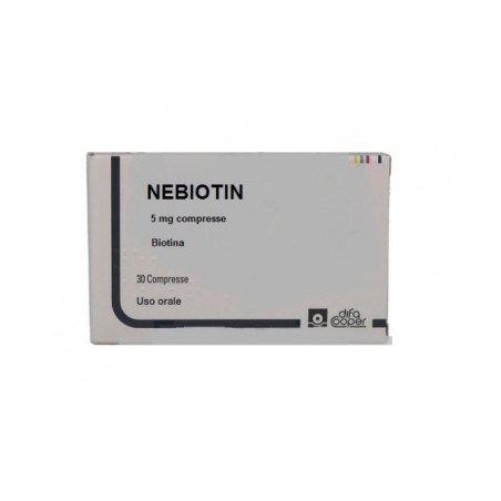 Difa Cooper Nebiotin 5 Mg Compresse Biotina Difa Cooper Nebiotin 5 Mg Compresse Biotina