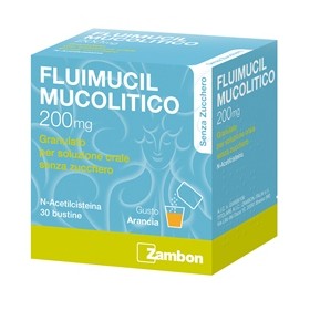 Zambon Fluimucil Mucolitico 200 Mg Granulato Per Soluzione Orale Senza Zucchero N-acetilcisteina