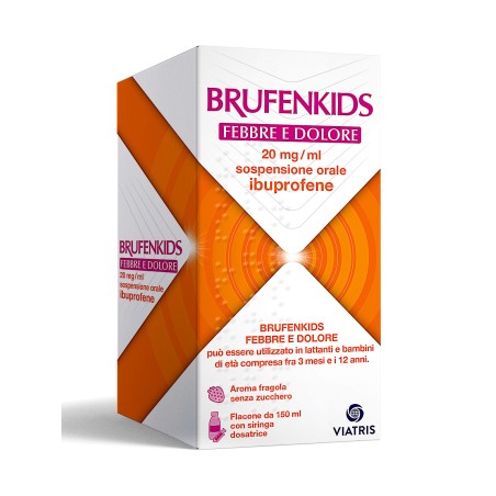 Viatris Brufenkids Febbre E Dolore 20 Mg/ml Sospensione Orale Ibuprofene Viatris Brufenkids Febbre E Dolore 20 Mg/ml Sospensione Orale Ibuprofene