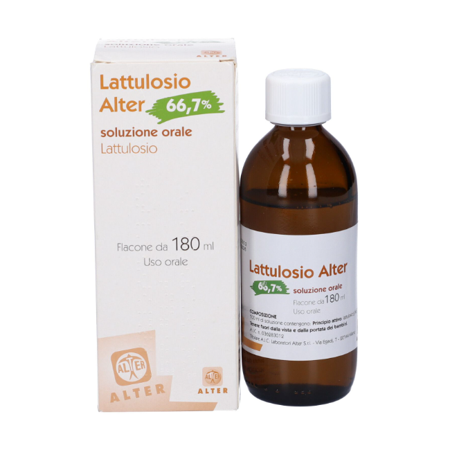 Laboratori Alter Lattulosio Alter 66,7% Soluzione Orale Lattulosio Laboratori Alter Lattulosio Alter 66,7% Soluzione Orale Lattulosio