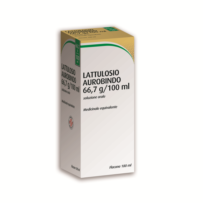 Aurobindo Pharma Lattulosio Aurobindo 66,7 G/100 Ml Soluzione Orale Medicinale Equivalente Aurobindo Pharma Lattulosio Aurobindo 66,7 G/100 Ml Soluzione Orale Medicinale Equivalente