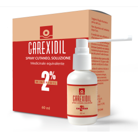 Difa Cooper Carexidil 2% Spray Cutaneo, Soluzione Minoxidil Medicinale Equivalente
