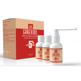 Difa Cooper Carexidil 5% Spray Cutaneo, Soluzione Minoxidil Medicinale Equivalente