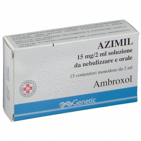 Genetic Azimil 15 Mg/2 Ml Soluzione Da Nebulizzare E Orale Azimil 15 Mg/5 Ml Sciroppo In Contenitore Monodose Azimil 15 Mg/5 Ml Genetic Azimil 15 Mg/2 Ml Soluzione Da Nebulizzare E Orale Azimil 15 Mg/5 Ml Sciroppo In Contenitore Monodose Azimil 15 Mg/5 Ml