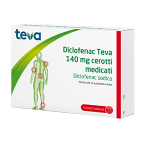 Diclofenac Teva 140 Mg Cerotti Medicati Diclofenac Sodico