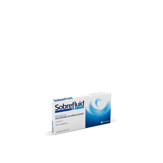 Pharmaidea Sobrefluid 40mg/3ml Soluzione Da Nebulizzare Sobrerolo Pharmaidea Sobrefluid 40mg/3ml Soluzione Da Nebulizzare Sobrerolo
