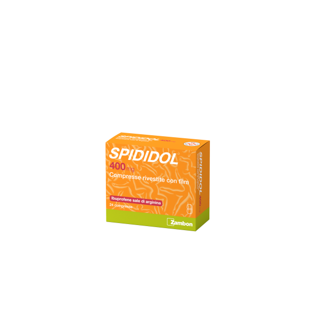 Zambon Spididol 400 Mg Compresse Rivestite Con Film Spididol 400 Mg Granulato Per Soluzione Orale Gusto Albicocca Ibuprofene Sal
