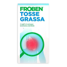 Froben Tosse Grassa 4 Mg/5 Ml Sciroppo Bromexina Cloridrato Medicinale Equivalente