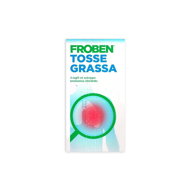 Froben Tosse Grassa 4 Mg/5 Ml Sciroppo Bromexina Cloridrato Medicinale Equivalente