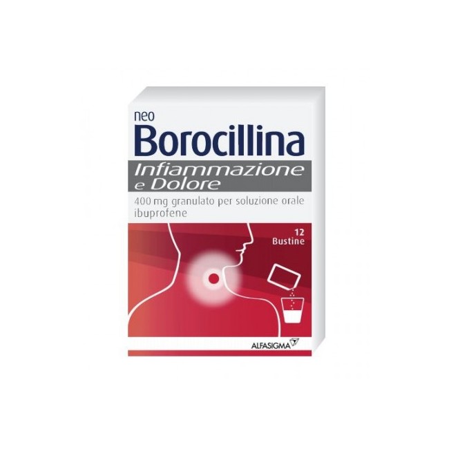 Alfasigma Neo Borocillina Infiammazione E Dolore 400 Mg Granulato Per Soluzione Orale Ibuprofene Alfasigma Neo Borocillina Infiammazione E Dolore 400 Mg Granulato Per Soluzione Orale Ibuprofene