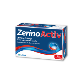 Zentiva Zerinoactiv 200 Mg/30 Mg Compresse Rivestite Con Film Ibuprofene/pseudoefedrina Cloridrato