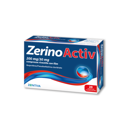 Zentiva Zerinoactiv 200 Mg/30 Mg Compresse Rivestite Con Film Ibuprofene/pseudoefedrina Cloridrato Zentiva Zerinoactiv 200 Mg/30 Mg Compresse Rivestite Con Film Ibuprofene/pseudoefedrina Cloridrato