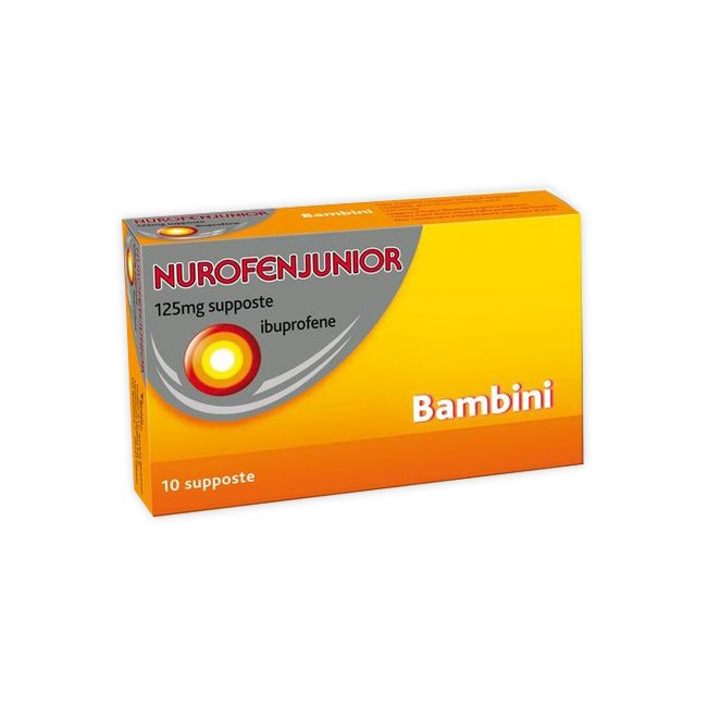 Reckitt Benckiser Nurofenjunior 125 Mg Supposte Bambini Ibuprofene