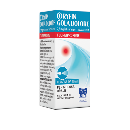 Sit Laboratorio Farmaceutico Coryfin Gola Dolore 2,5 Mg/ml Spray Per Mucosa Orale Flurbiprofene