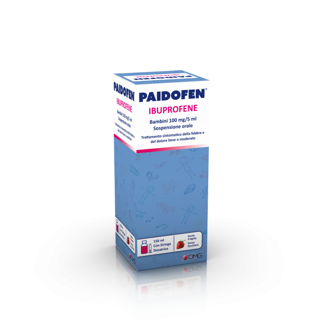 Dmg Italia Paidofen Bambini 100mg/5ml Sospensione Orale Gusto Fragola Senza Zucchero Paidofen Bambini 100mg/5ml Sospensione Oral Dmg Italia Paidofen Bambini 100mg/5ml Sospensione Orale Gusto Fragola Senza Zucchero Paidofen Bambini 100mg/5ml Sospensione Oral