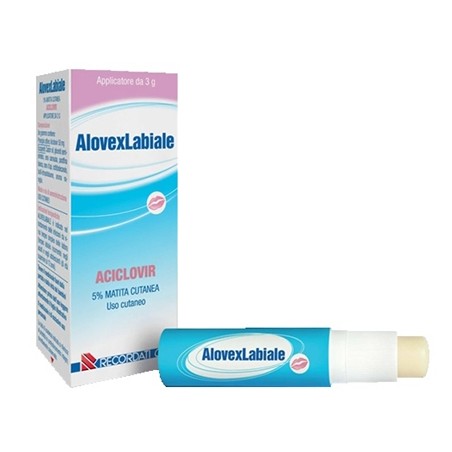 Recordati Alovexlabiale 50 Mg/g Matita Cutanea Aciclovir Recordati Alovexlabiale 50 Mg/g Matita Cutanea Aciclovir