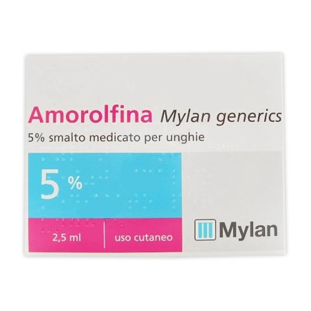 Viatris Amorolfina Mylan Generics 5% Smalto Medicato Per Unghie Amorolfina Viatris Amorolfina Mylan Generics 5% Smalto Medicato Per Unghie Amorolfina
