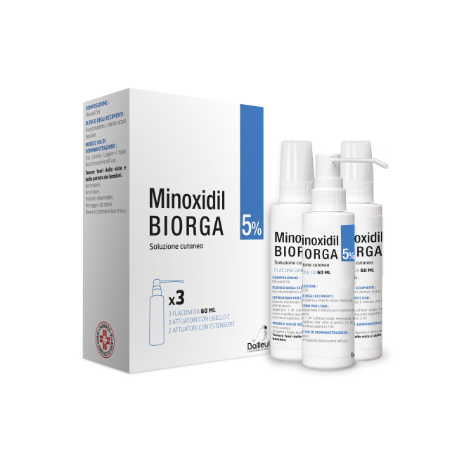 Laboratoires Bailleul Minoxidil Biorga 5%, Soluzione Cutanea Minoxidil Laboratoires Bailleul Minoxidil Biorga 5%, Soluzione Cutanea Minoxidil