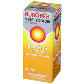 Gekofar Nurofen Febbre E Dolore 200mg/5ml Sospensione Orale Gusto Arancia Senza Zucchero Nurofen Febbre E Dolore 200mg/5ml Sospe