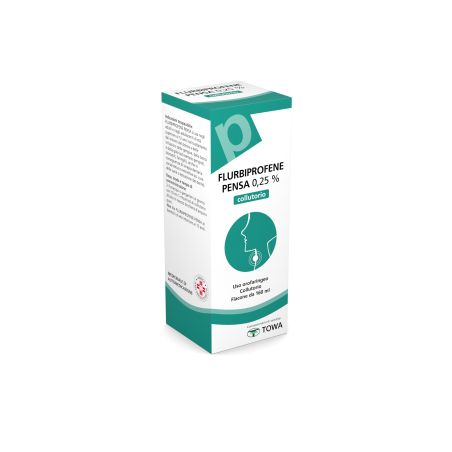 Fg Flurbiprofene Pensa 0,25% Collutorio Fg Flurbiprofene Pensa 0,25% Collutorio