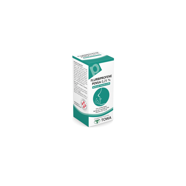 Fg Flurbiprofene Pensa 0,25% Spray Per Mucosa Orale Fg Flurbiprofene Pensa 0,25% Spray Per Mucosa Orale