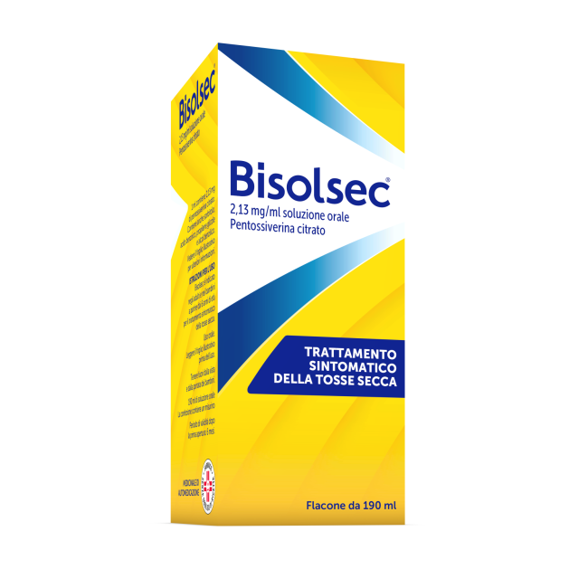 Opella Healthcare Bisolsec 2,13 Mg/ml Soluzione Orale Pentossiverina Citrato Opella Healthcare Bisolsec 2,13 Mg/ml Soluzione Orale Pentossiverina Citrato