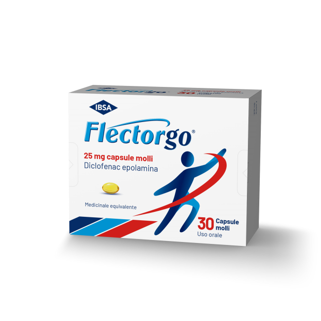 Ibsa Farmaceutici Flectorgo 12,5 Mg Capsule Molli Flectorgo 25 Mg Capsule Mollidiclofenac Epolamina Medicinale Equivalente Ibsa Farmaceutici Flectorgo 12,5 Mg Capsule Molli Flectorgo 25 Mg Capsule Mollidiclofenac Epolamina Medicinale Equivalente