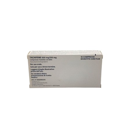 Angelini Tachifene 500 Mg/150 Mg Compresse Rivestite Con Film Paracetamolo/ibuprofene