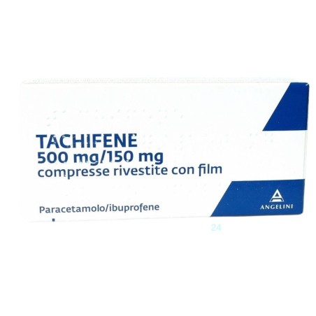 Angelini Tachifene 500 Mg/150 Mg Compresse Rivestite Con Film Paracetamolo/ibuprofene