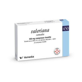 Valeriana Vemedia 450 Mg Compresse Rivestite Estratto Secco Di Radice Di Valeriana Officinalis 